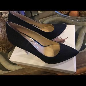 Jessica Simpson denim heels! Size 6 1/2
